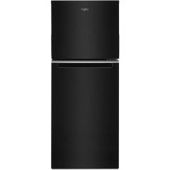 24" 11.6cf Counter-Depth Top Freezer Refrigerator Black