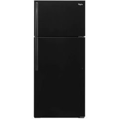 28" 14.3 cu. ft. Top Freezer Refrigerator Black