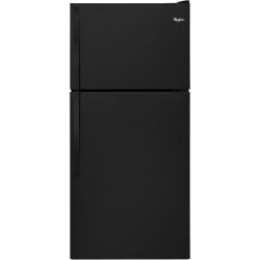30" 18.25 cu. ft. Top Freezer Refrigerator Black