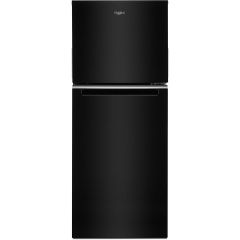 24 3/8" 11.6 cu.ft. Top Freezer Refrigerator Black