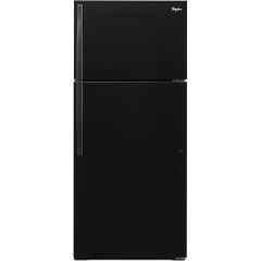 28" 14.3 cu. ft. Top Freezer Refrigerator Black