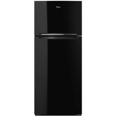 28" 17.64 cu. ft. Top Freezer Refrigerator Black