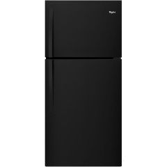 30" 19.2 cu. ft. Top Freezer Refrigerator Black