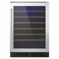 51-bottle Freestanding Wine Cellar Stainless Steel