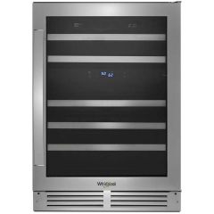 46-bottle Freestanding Wine Cellar Stainless Steel