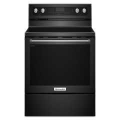 30" Freestanding Electric, Range with Even-Heat™ Black SS