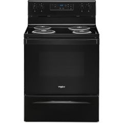 30" Freestanding Electric Range with Keep Warm Setting Black