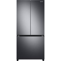 18 cu. ft. Counter-Depth French 3-Door Refrigerator Black SS