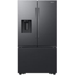 36" 31 cu.ft. French 3-Door Refrigerator Black Stainless