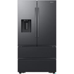 36" 30 cu.ft. French 4-Door Refrigerator Black Stainless