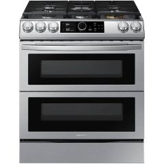 30" Slide-In Dual Fuel Range w/ Wi-Fi Connectivity Stainless