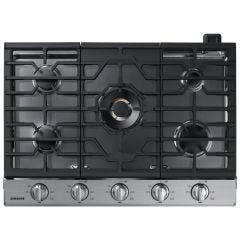 30" 5-Burner Smart Gas Cooktop Stainless Steel