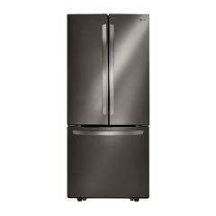 30" 21.8cf 3-Door Refrigerator w/ SmartDiagnosis™ Black SS