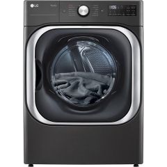 9.0 cu.ft. Wi-Fi Enabled Front Load Dryer in Black Steel