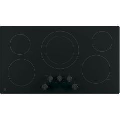 36" Electric Cooktop with 5 Elements - Black