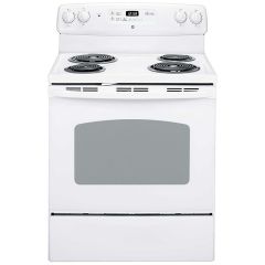 30In Free-standing coil element Electric Range in White