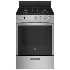 24In Slide-in Gas Range in Stainless Steel