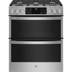 30" Slide-In Double Oven Gas Range with WiFi