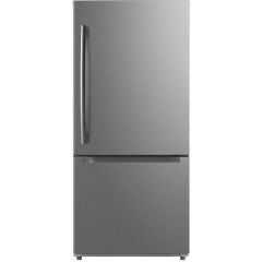 30" 18.6 cu.ft. Bottom Freezer Refrigerator & LED Light
