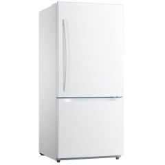 30" 18.6 cu.ft. Bottom Freezer Refrigerator & LED Light