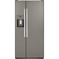 33" 23 cu.ft. Side-By-Side Refrigerator with Water & Ice