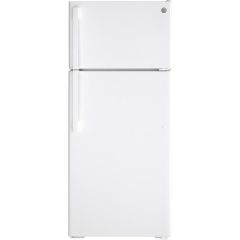 28" 17.5 Cu. ft. Top-Mount No Frost Refrigerator - White