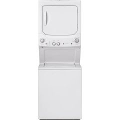 Stacked Washer/Dryer Gas Laundry Center 27" White