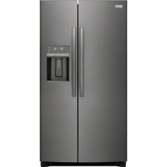36" 22.3cf Counter-Depth Side-by-Side Refrigerator Black SS