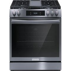 30" Gas Range with Convection Technology Black Stainless