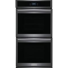 27" Double Electric Wall Oven w/ Total Convection Black SS