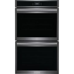 30" 10.6cf Double Wall Oven with Total Convection Black SS