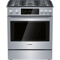 30" Dual Fuel Range 11 Specialized Cooking Modes Stainless