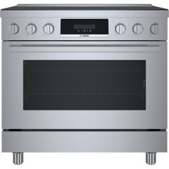 36" Industrial Style Range, SS, Induction