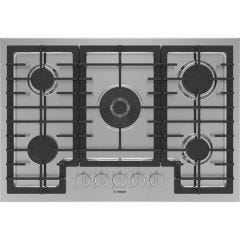 30" Gas Cooktop, 5 Burner, Stainless Steel, FlameSelect®