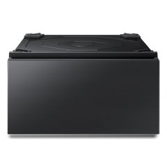 Samsung Bespoke Pedestal w/ Drawer in Black Stainless Steel