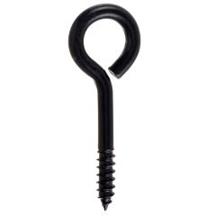 Black Lag Screw Eye .363X3-7/8"