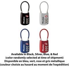 1-3/16" Set Your Own Combination Luggage Lock Assorted Color