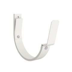 6" Fascia Hanger with Tab- White