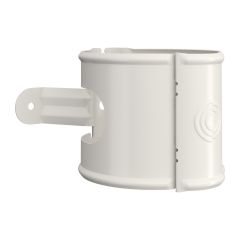 4" Downspout Bracket Wide- White