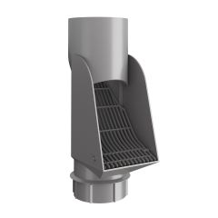 4" Inline Leaf Chute