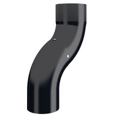 4" Offset 4" Black