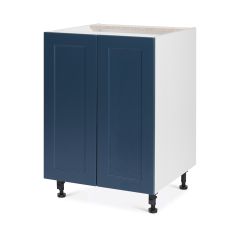 Base Cabinet 2 Door 24 Shaker Dark Blue
