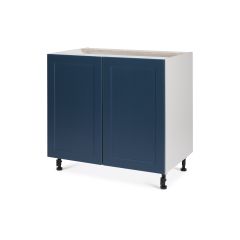 Base Cabinet 2 Door 36 Sink Base Shaker Dark Blue