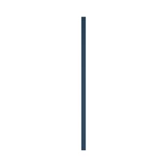 Ogee Crown Modling 96'' Dark Blue