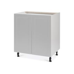 Base Cabinet 2 Door 30 Shaker Light Grey