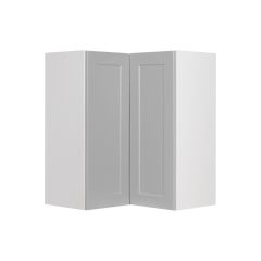 Wall Corner Cabinet 24x24 Shaker Light Grey