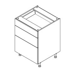 Base 3 Drawer Cabinet 24(6/9/15) Fashionista