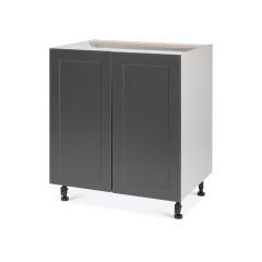 Base Cabinet 2 Door 30 Shaker Moonlight Grey