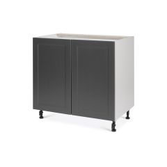 Base Cabinet 2 Door 36 Sink Base Shaker Moonlight Grey