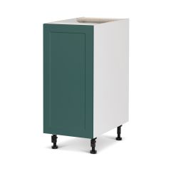Base Cabinet 1 Door 15 Shaker Dark Green Luminia
